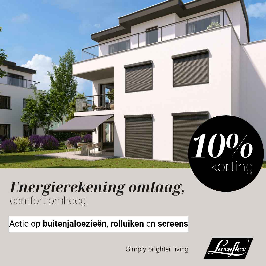 Actie Luxaflex rolluiken