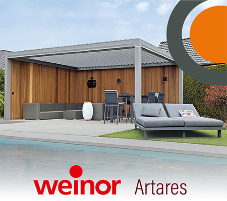 Weinor Artares lamellen overkapping.