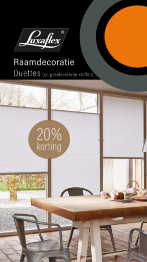 Luxaflex Outdoor - lente actie - Duettes 1 - 400x711