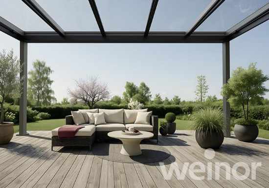 Weinor terrasoverkapping Transparante bescherming JPGmedium